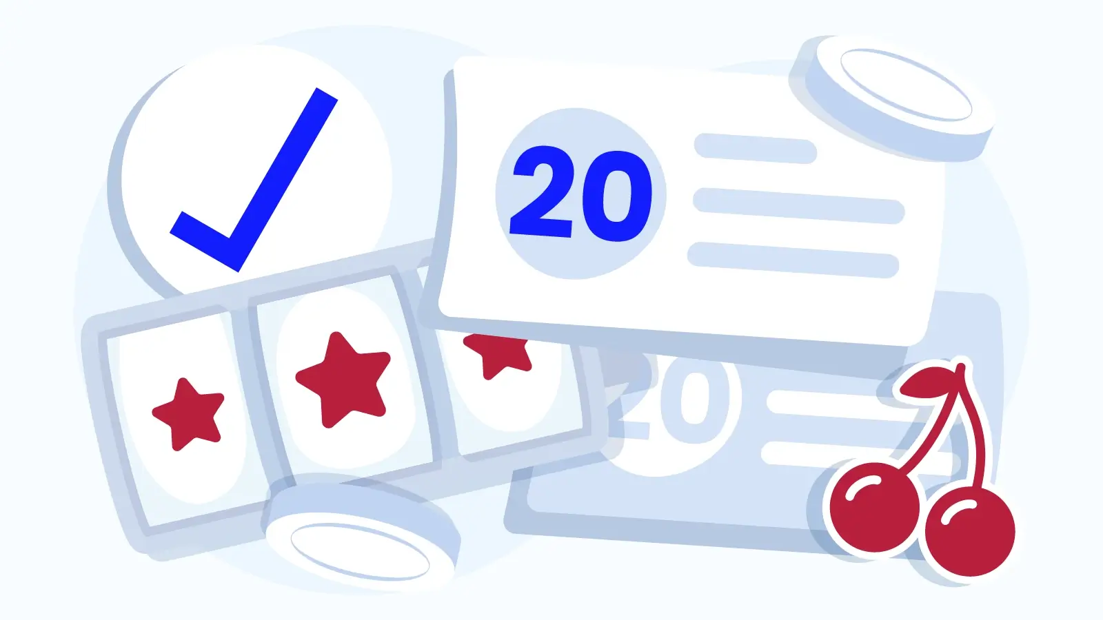Step-by-step infographic showing KingCasinoBonus expert evaluation process for selecting best 20 free spins no deposit bonuses including wagering requirements, cashout limits, and withdrawal conditions