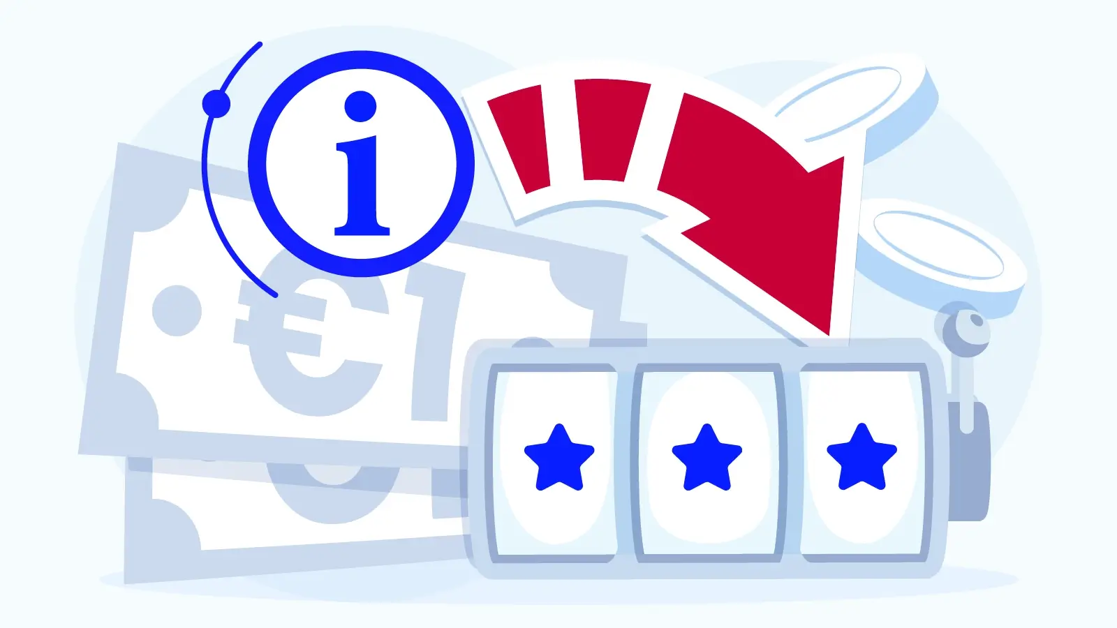 Infographic showing step-by-step process of depositing 1 euro at Irish online casino with payment flow from wallet to casino account to gameplay