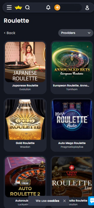 BitKingz Casino mobile live casino interface showing live dealer tables including blackjack and roulette - captured during platform testing BitKingz Casino mobile live casino interface showing live dealer tables including blackjack and roulette - captured during platform testing