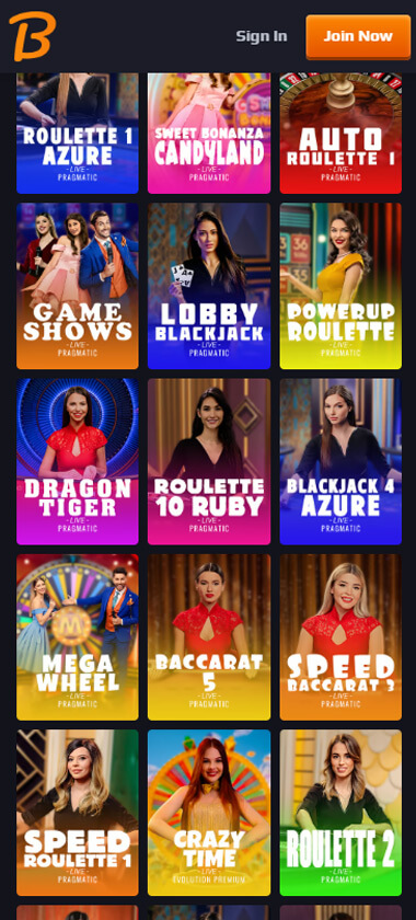 Blaze Spins Casino Mobile Preview 2