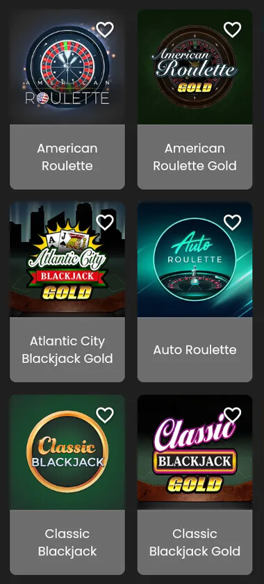 Golden Tiger Casino mobile live casino interface screenshot showing live dealer tables including blackjack and roulette - tested