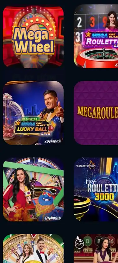Luna Games Casino mobile live casino interface screenshot showing live dealer tables including blackjack and roulette - tested